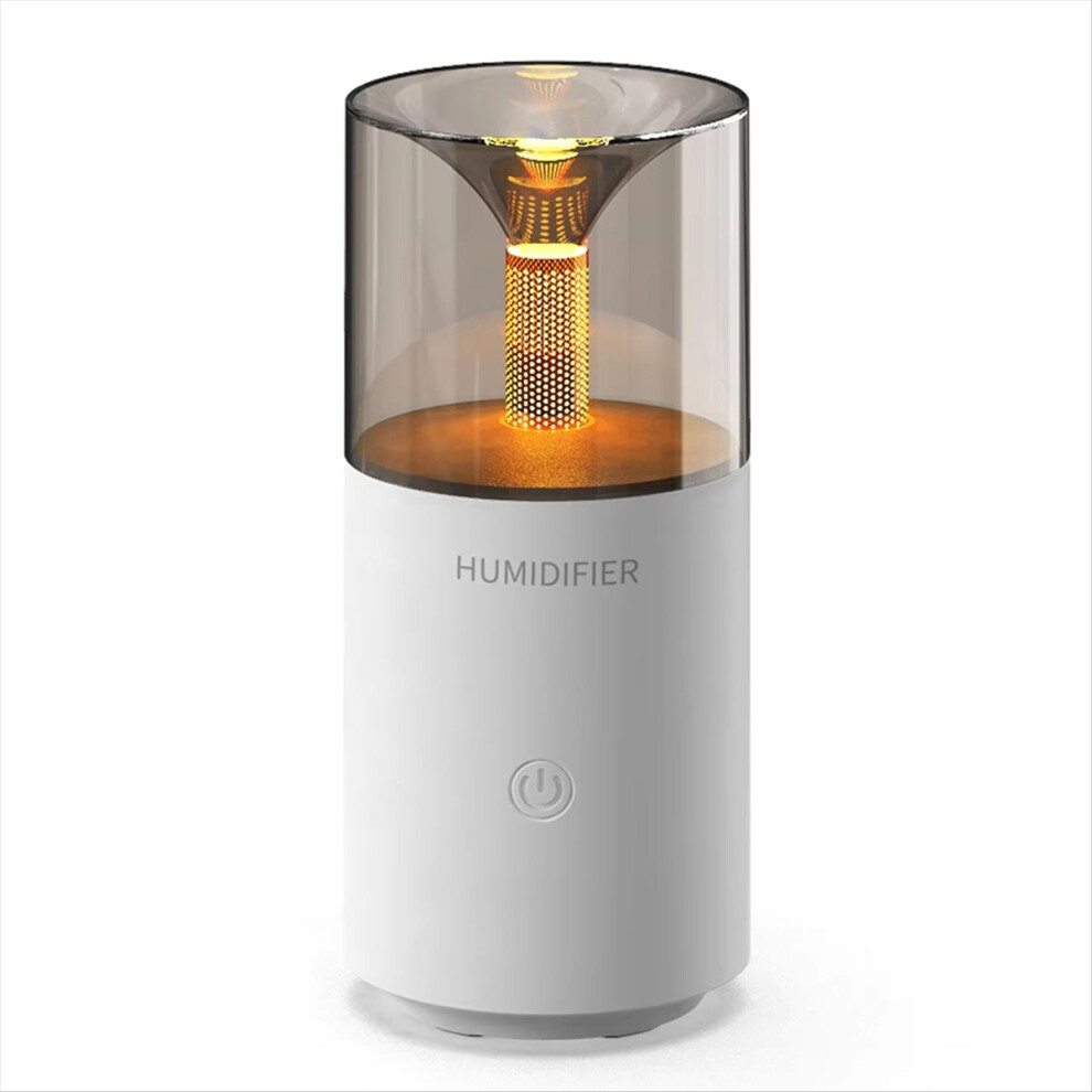 Candlelight Aroma Diffuser USB Electric Ultrasonic Mist Maker Air Humidifier for Car Fragrance Essential Diffuser White-image-OPC-PN7PJQ6-NEW