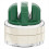 Knives Sharpener Multi-Angle Pocket Knifes Sharpener & Kitchen Sharpener with Suction Base for Knives, Scissors Green 1
