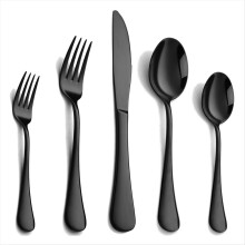 Cutlery Set, Stainless Steel Cutlery Set, Cutlery Set Includes Knife/Fork/Spoon Mirror Polished, Dishwasher Safe B