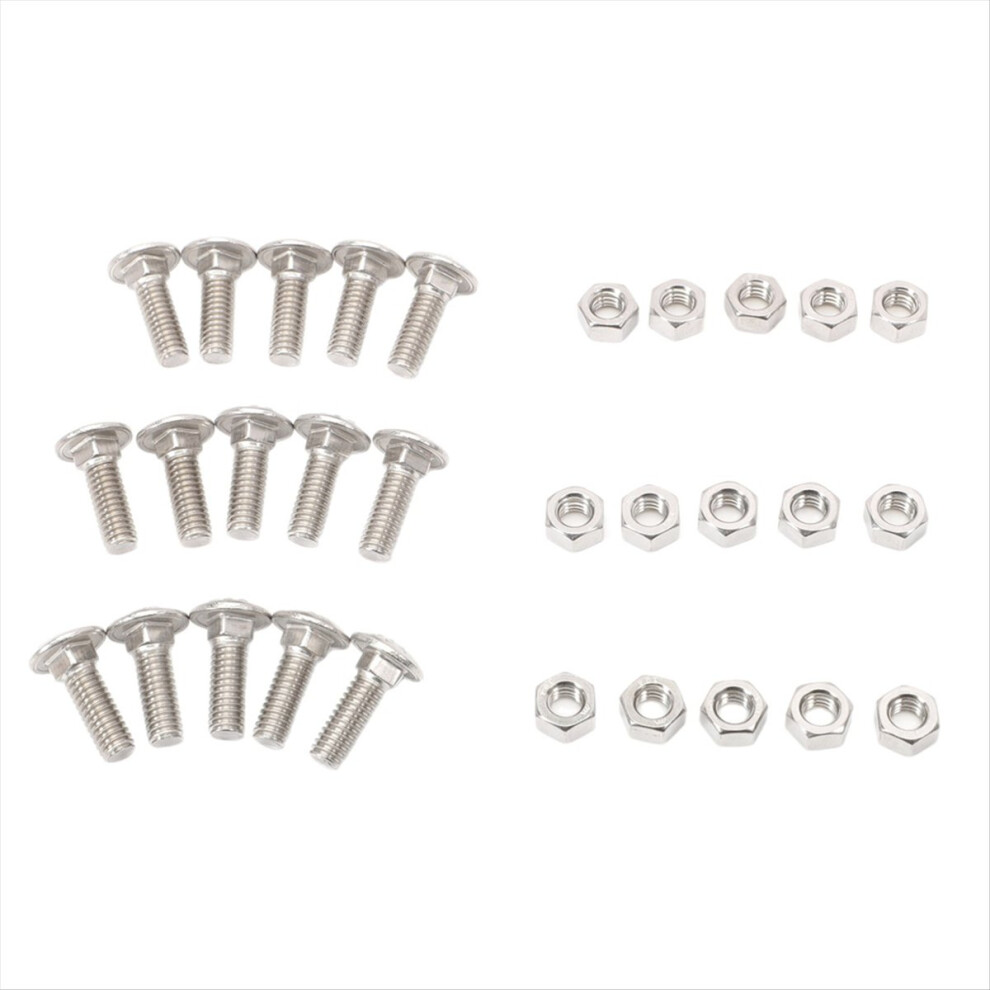 Bumper Bolts And Nuts Bumper Bolts Kit 4A00080-A For 1964-1967 4854274032931