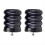 2 molas pneumáticas auxiliares dianteiras SSF-106-47 para E-150, E-250, E-350, E-450 e Sprinter 2500 e 3500. 1