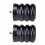 2 molas pneumáticas auxiliares dianteiras SSF-106-47 para E-150, E-250, E-350, E-450 e Sprinter 2500 e 3500. 2