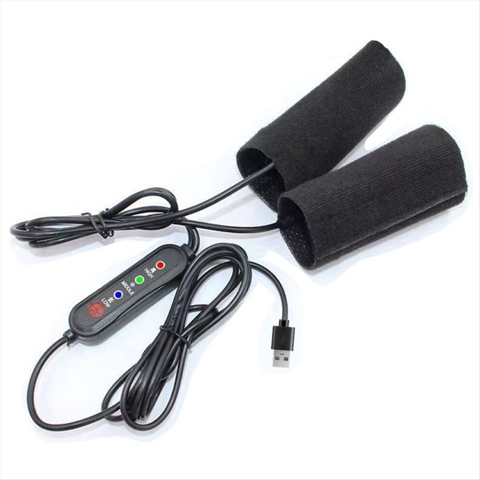 1Pcs Motorcycle Heated Handlebar Cover 5V 2A Usb Electric Handle Cover 3 Gear Warmer Heated Handgrips Motorcycle Part 4854274021768