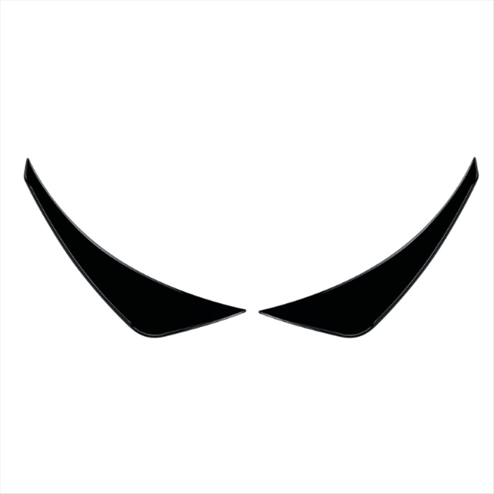 Car Front Bumper Side Splitter Spoiler Fog Lamp Side Spoiler Trim For Miata Mx-5 Nd 2016+ Bright Black 4854274017327