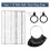 15 Piece Ring Mandrel Set, Ring Size Measuring Tool, Ring Making Kit with Plastic Ring Sizer, Ring Making Tool 6
