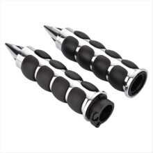 Motorcycle Pointed End 25mm Handlebar Grip for Modified Handlebar,B
