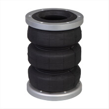 Universele airbags, luchtveringset, pneumatische tas 3S2300F met aluminium flens voor vrachtwagens