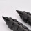 Motorcycle Pointed End 25mm Handlebar Grip for Modified Handlebar,B 5