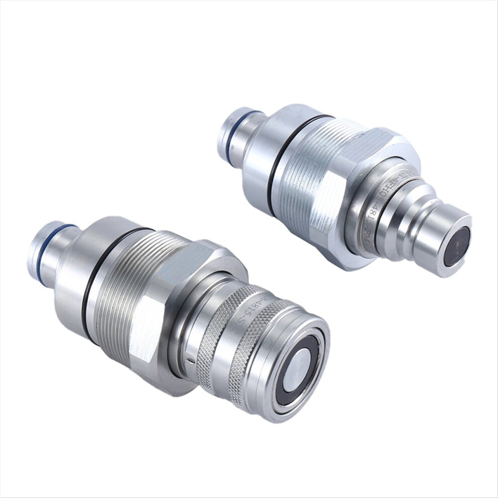 Male Female Flat Coupler Kits Hydraulic Quick Coupler For Tractor Excavator Loader 7246802 7246799 4851422148698
