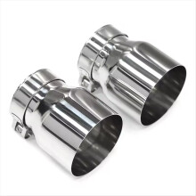 2pcs Exhaust Tip Muffler ID60mm for F22 F23 M235i M240i F20 M135i M140i F30 F31 M335i M340i F32 F33 F36