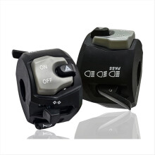 Interruptor de manillar para GSX con bocina universal izquierda, arranque eléctrico, luz intermitente doble
