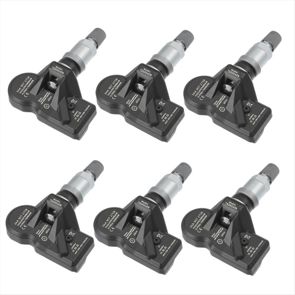 6Pcs Car Tpms Tire Pressure Sensor 3Aa907275d 3Aa907275b For Cc 2011-2017 433Mhz Tyre Pressure Monitor 4851422167095