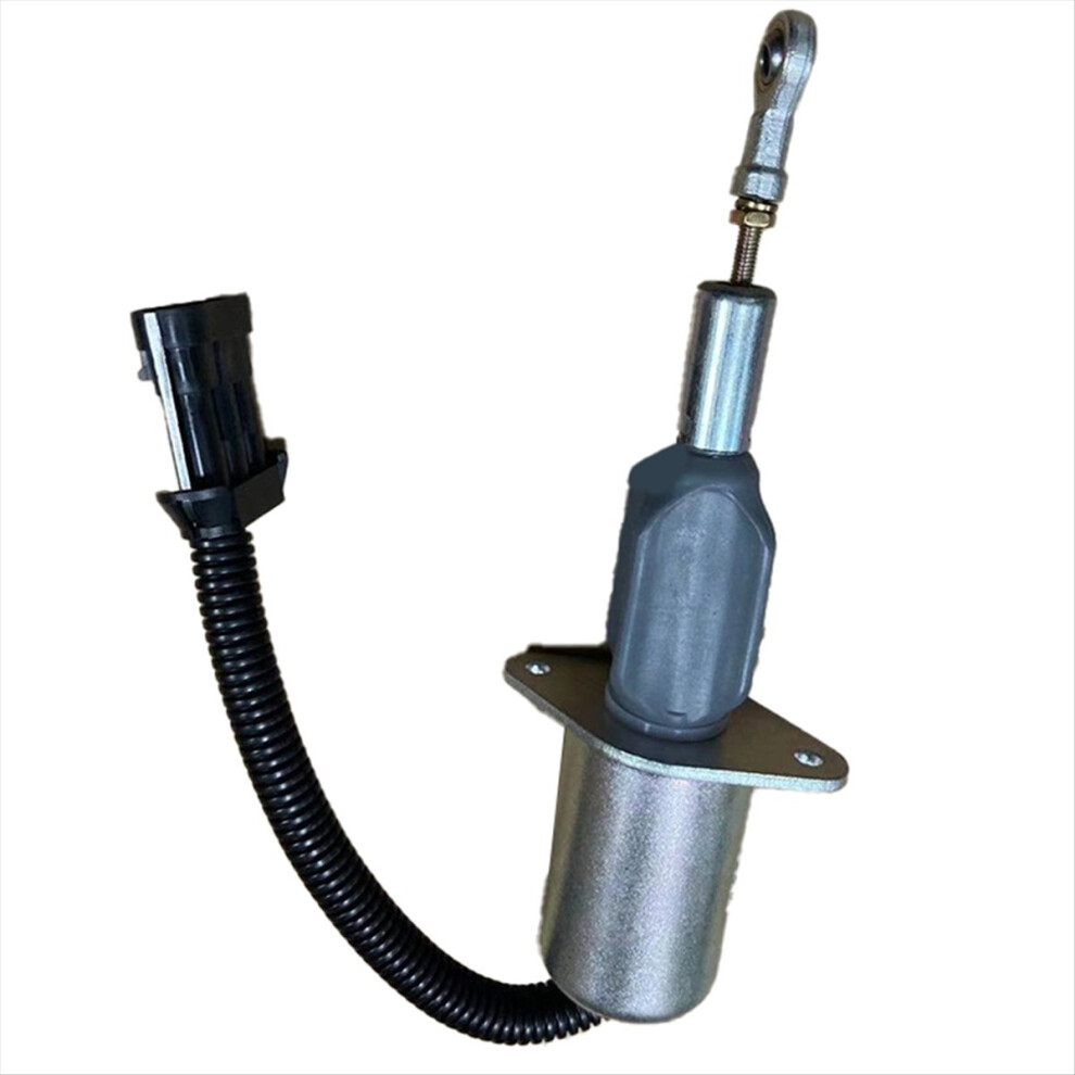12V Engine Shutdown Solenoid Valve 3939019 Sa-4335-24 Sol22024 For 6Ct Engine Shutdown Switch Black 4851422168955