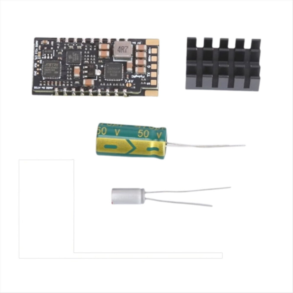 Am32 Esc V2.5 75A Brushless Esc Onboard Bec Single Body Sealed Car Model Bec For Rc Drone Airplane Rc Crawler Gold 4851422176745