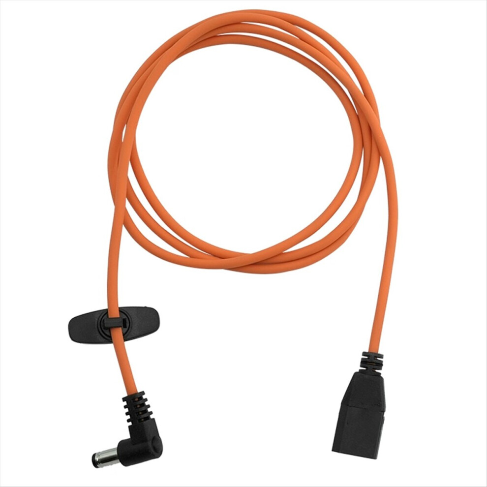 Male To Dc5521 Silicone Power Cable For Fpv Goggles Battery Connection Orange 4851422174550