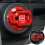 Car Start Stop Button Decor Car Engine Push Start Switch Button Cover Protector Start Stop Button for Car 2