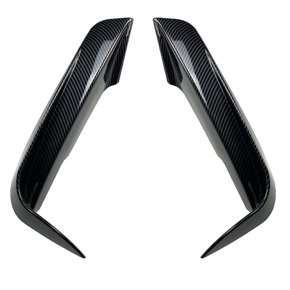 For F30 F31 2013-2019 Front Bumper Lip Splitter Canards Spoiler Car Fog Lamp Eyebrow Frame Cover Grille 4852045405359