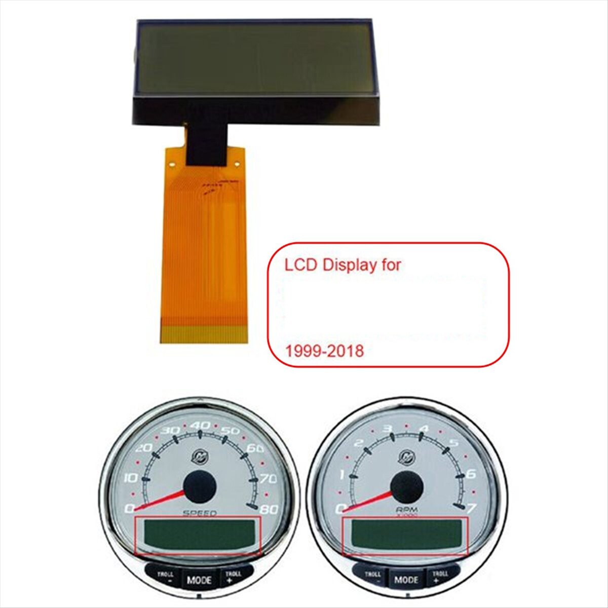 Écran LCD Pour Tableau De Bord Ford EcoSport 2013-2017 – Compteur De Vitesse Remplacement Direct - 12