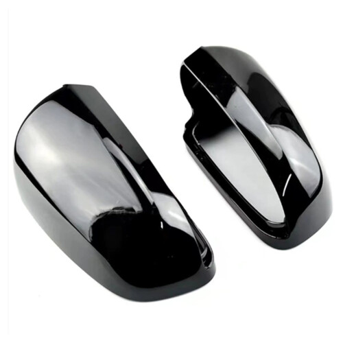 Bright Black Rearview Side Mirror Cap for A4 B6 B7 A6 C6 (2003-2007) S4