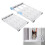 2 Pcs School Locker Shelf Organizer - Adjustable Locker Divider Mate Easy to Install for Extending Locker Use Space 1