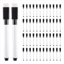 50 Stifte, Aquarell-Whiteboardmarker, trocken abwischbare Whiteboard-Stifte mit Radierer, magnetische Marker, Schreib-Aquarellstifte