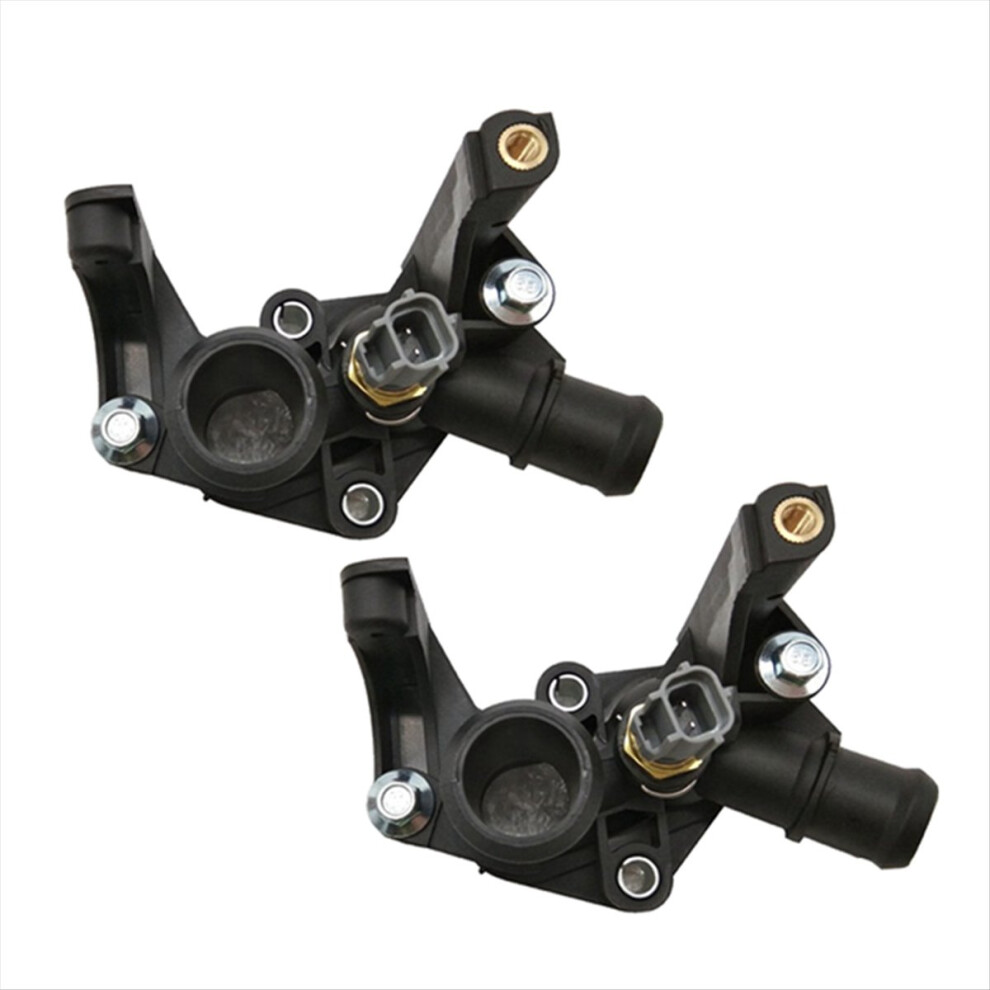 2Pcs 7M5g-8K556-Ac Cooling System Thermostat Housing For Fiesta Focus 2012-2016 4853503980975