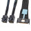 0.8m Server Adapter Cable Slimesas MCIO 8I to 2xSFF-8643 MINISAS Server Data Multifunction Convenient Adapter Cable 1