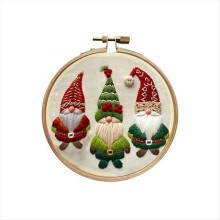 Non-Finished Christmas Series, - Bag, Embroidery Bag for Beginners, DIY Decoration Home Room. Christmas Gnome