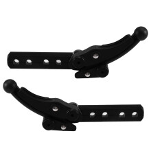 1 par de repuestos para silla de ruedas, freno de mano de aleación de aluminio para silla de ruedas deportiva manual.