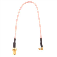 Adaptérový kábel RG316 s nízkymi stratami, MCX samec - SMA samica, 21 cm/8,3 palca