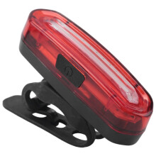 USB-wiederaufladbares LED-Fahrradrücklicht mit Warnleuchte, IPX6 wasserdicht, für Helme