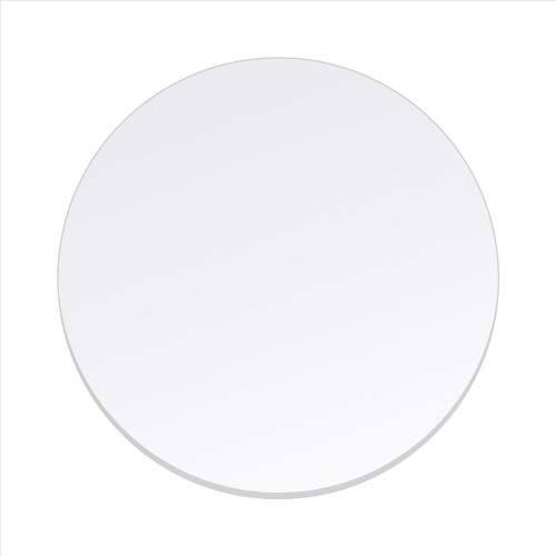 Transparent 3mm thick Mirror Acrylic round Disc Diameter:85mm 1