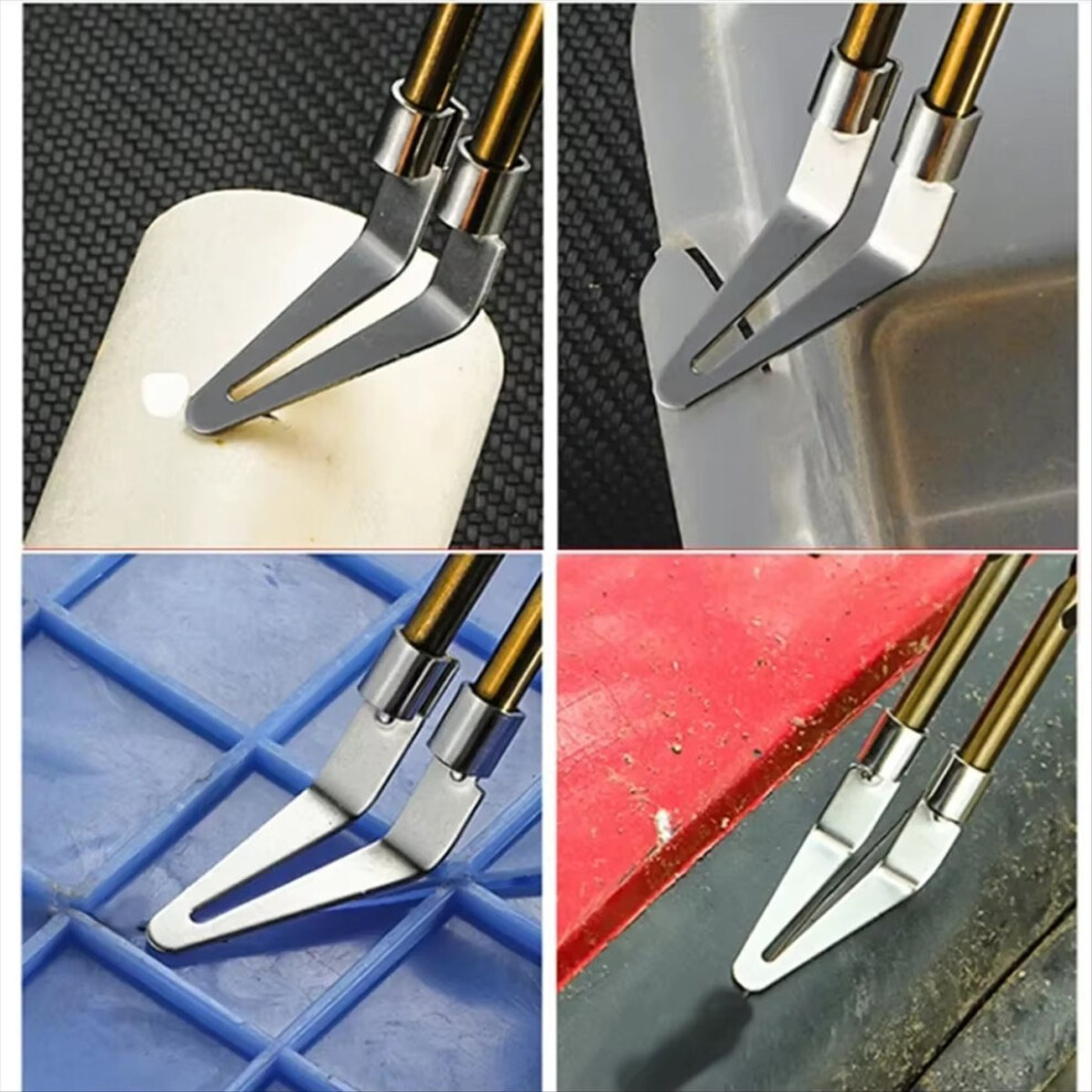 10Pcs Smooth Heads For Plastic Welding Tool 45 Degree Elbow Smoothing Heads Welding Tips Soldering Repair Tool 4853503961097