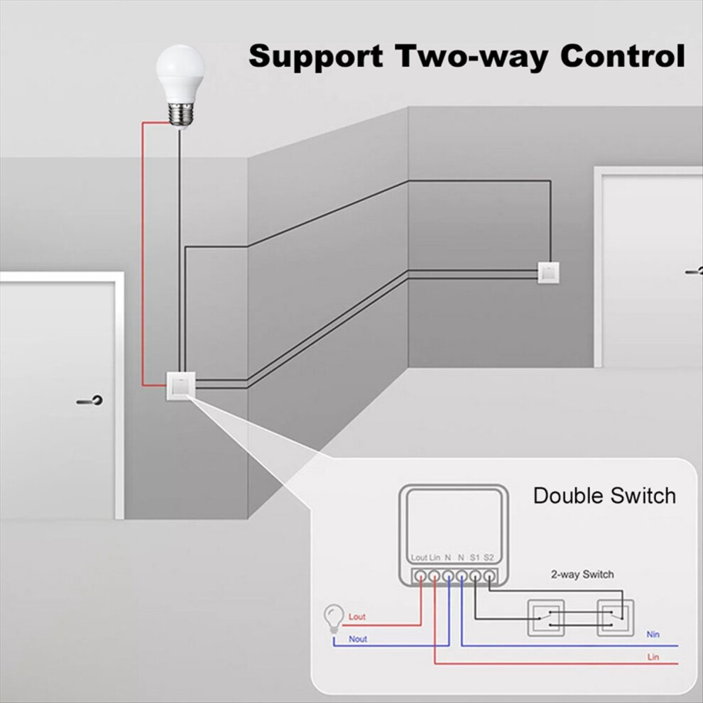 Tuya Tuya 16A Smart Switch Zigbee Cassette Switch App Mobile Phone Remote Voice Timing 4853503962001