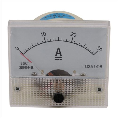 85C1-A DC-Analog-Amperemeter, Einbaumessgerät, 30-A-Amperemeter, mechanisches Strommessgerät 2