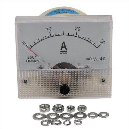 85C1-A DC-Analog-Amperemeter, Einbaumessgerät, 30-A-Amperemeter, mechanisches Strommessgerät 1