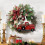 Guirlanda de Natal de 40 cm (15,7 polegadas) com flores artificiais, perfeita para decoração de Natal e Ano Novo. 5