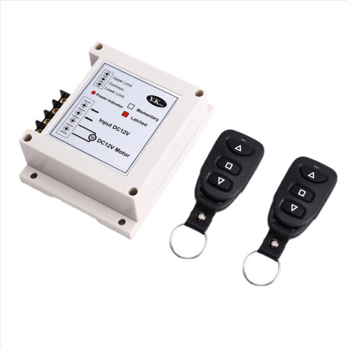DC12V 40A 400W Wireless Motor Controller Remote Control for Garage Doors Curtains Roller Shutters and More 2