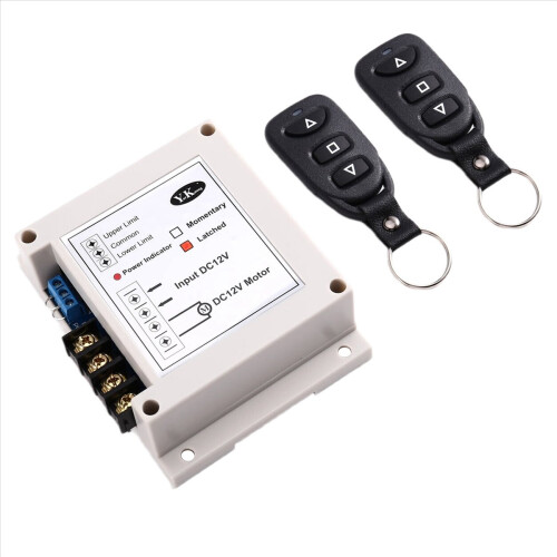 DC12V 40A 400W Wireless Motor Controller Remote Control for Garage Doors Curtains Roller Shutters and More 1