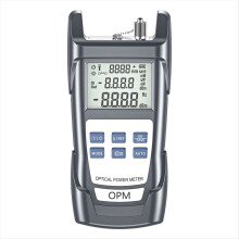 Medidor de Potência Óptica (OPM) de 10 Comprimentos de Onda para Fibra Óptica FTTH com Interface SC FC -70 a +10 dBm