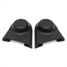 2 cubiertas de goma negras para tornillos y tuercas de motocicleta, impermeables para turismo.