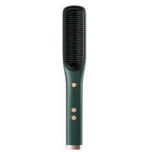 Negative Ion Straightening Comb Dual-Purpose Straight and Curly Electric Curling Comb Hair-Safe Inward Curling Iron EU