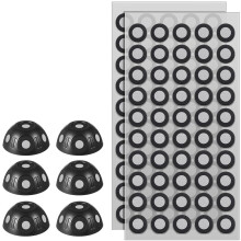 6 Pcs Multi-Angle Marker Set 6 Sided 100 Point 3D Scanner 6mm Dot Scanning Scanner Turntable ,for 3D Scanning