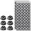 Ensemble de 6 marqueurs multi-angles à 6 faces et 100 points pour scanner 3D, plateau tournant pour numérisation 3D (points de 6 mm). 1