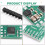 Module DRV8876 pour commande de moteur CC à balais unique, porte-module 4036 7