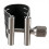 Ligature de saxophone compacte en cuir pour bec de saxophone alto 1