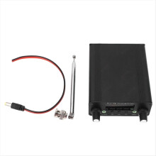 Stereo-FM-Transmitter 76–108 MHz, 5 W, FM-Rundfunksender mit großer Reichweite, FM-Radiosender mit Mikrofonanschluss