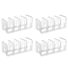 4 Pack Space-Saving Vertical Shoe Rack Organizer-Multi-Layer,Easy-to-Assemble, Compact Storage for Home Entryway Cabinet