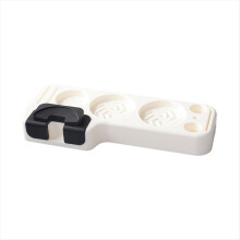 Espresso Tamping Station Universal Espresso Tamping Holder Coffee Portafilters Stand Base for 51/53/54/58 mm White