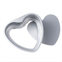6 Inch Heart Cake Pan Aluminum Heart Shaped Baking Pans for, Birthday Party - Nonstick Cake Mold for Oven, DIY Desserts